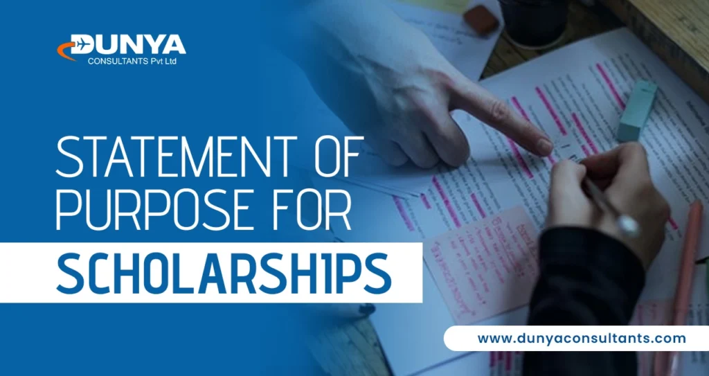 statement of purpose for scholarship