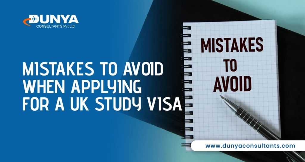 Mistakes to Avoid when Applying for a UK Study Visa