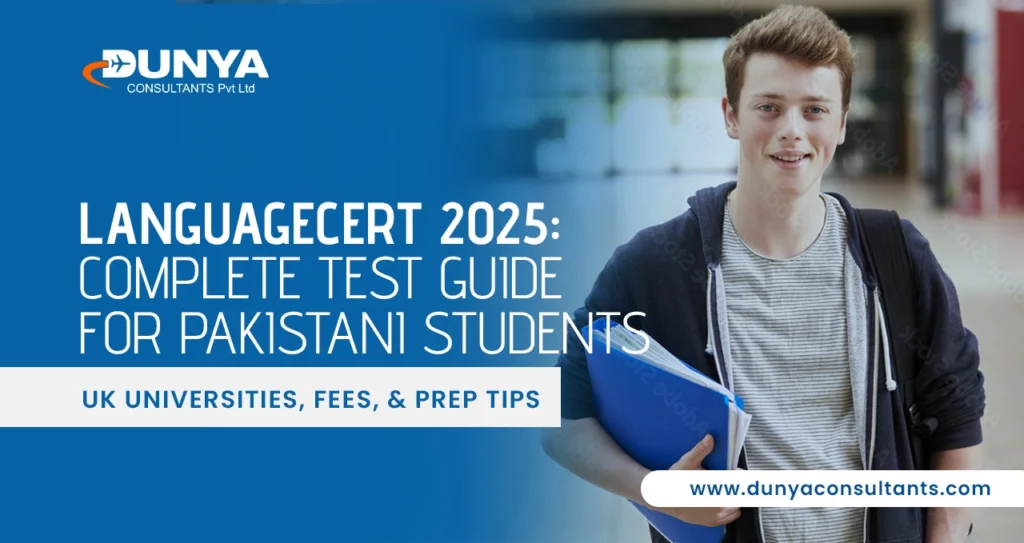 LanguageCert 2025 Complete Test Guide for Pakistani Students (UK Universities, Fees, & Prep Tips