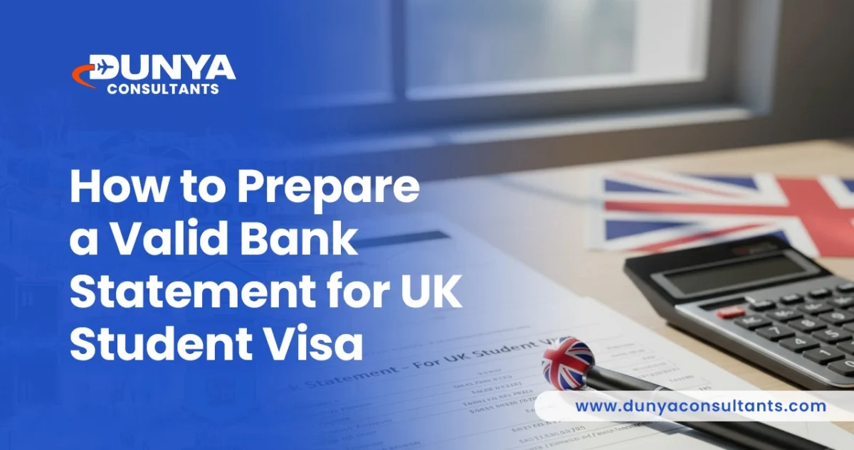 How to Prepare a Valid Bank Statement for UK Student Visa?