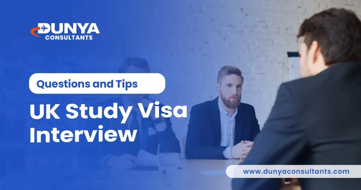 UK Study Visa Interview Questions