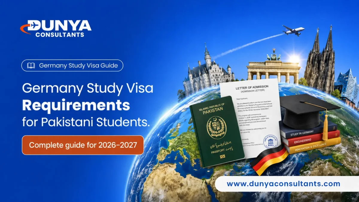 Germany study visa requirements for Pakistani students 2026 guide