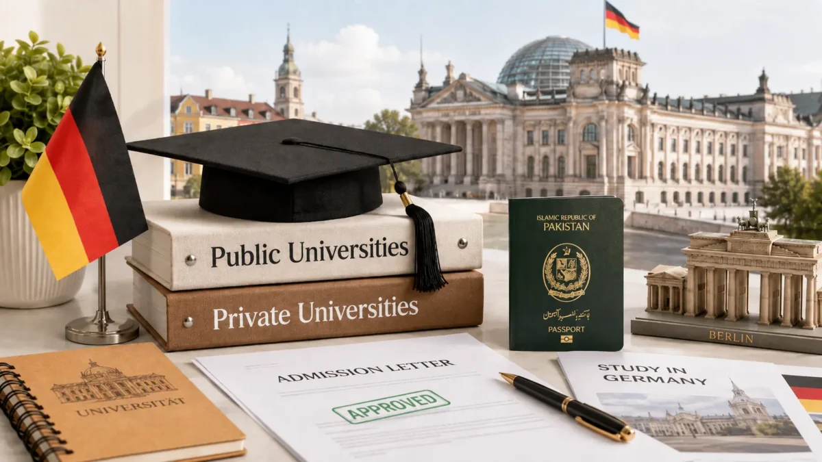 Public and private universities in Germany for Pakistani students
