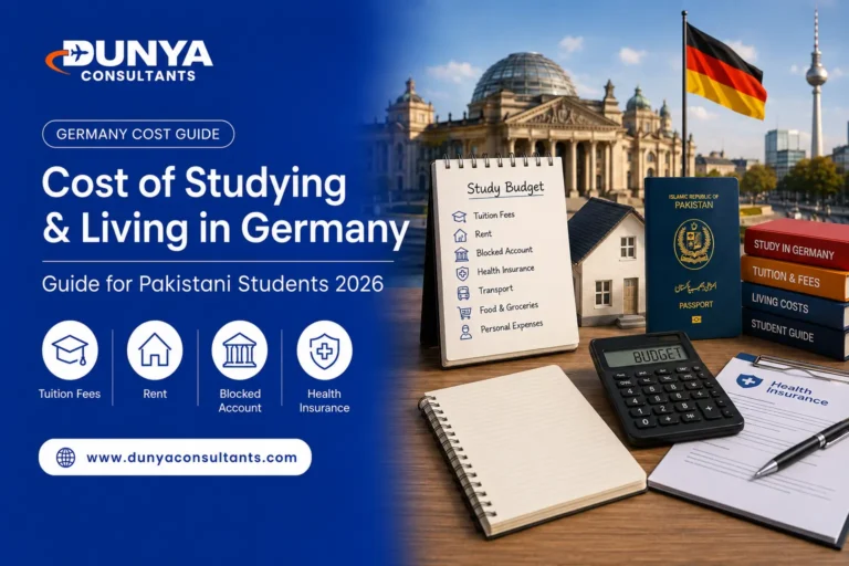 Cost of studying and living in Germany guide for Pakistani students 2026