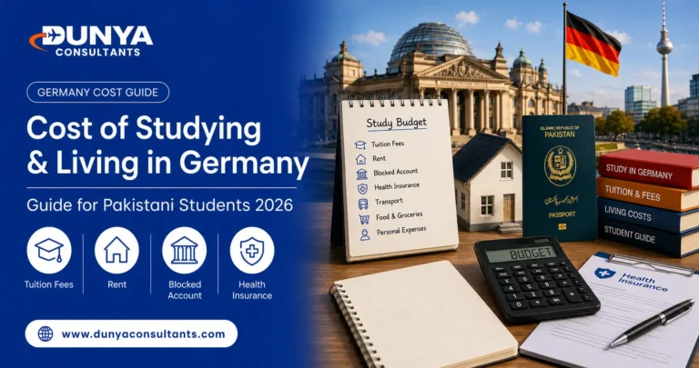 Cost of studying and living in Germany guide for Pakistani students 2026