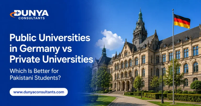 Public universities in Germany vs private universities guide for Pakistani students