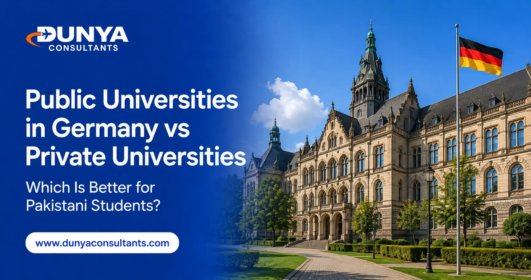 Public universities in Germany vs private universities guide for Pakistani students